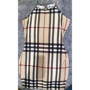 Beige spaghetti strap dress